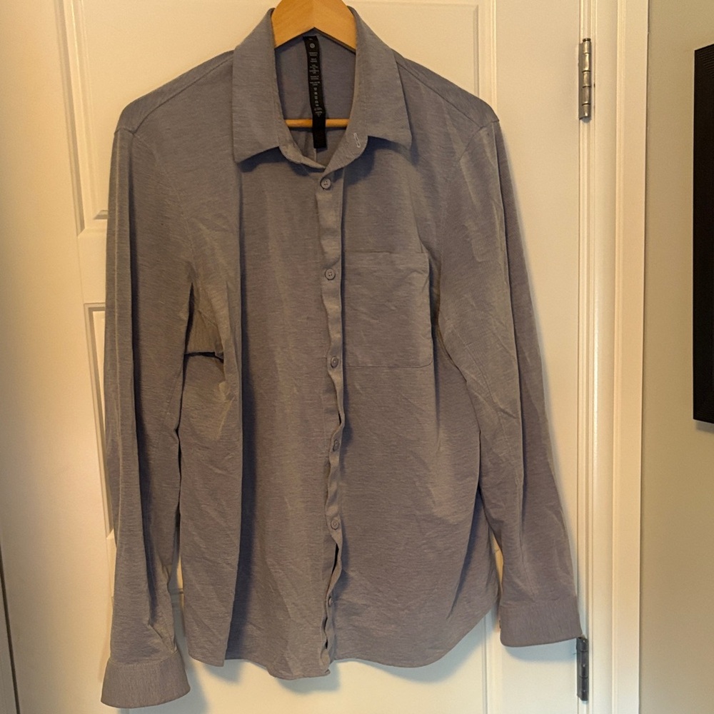 lululemon athletica light blue Dress Shirt